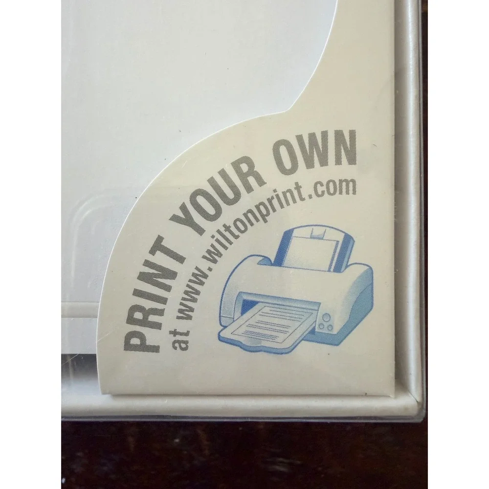 Wilton Invitation Kit 100 Count White New Embossed Border DIY Wedding Classic